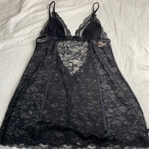 Victoria’s Secret Very Sexy Black Lace Nightie